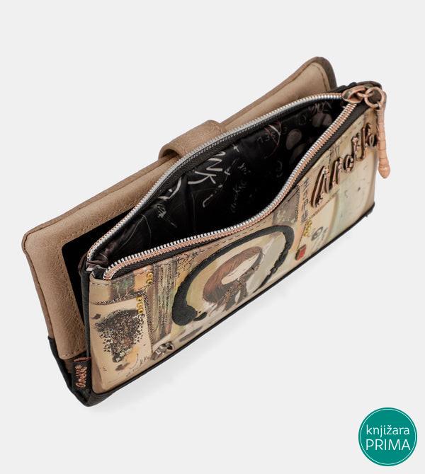 Novčanik ANEKKE Shoen Black Large Flexible 