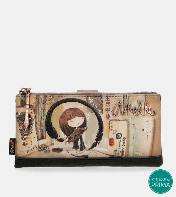 Novčanik ANEKKE Shoen Black Large Flexible 