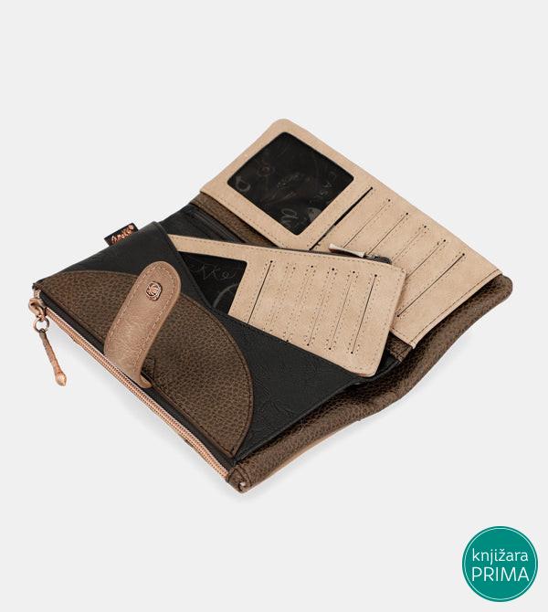 Novčanik ANEKKE Shoen Black Large Flexible 
