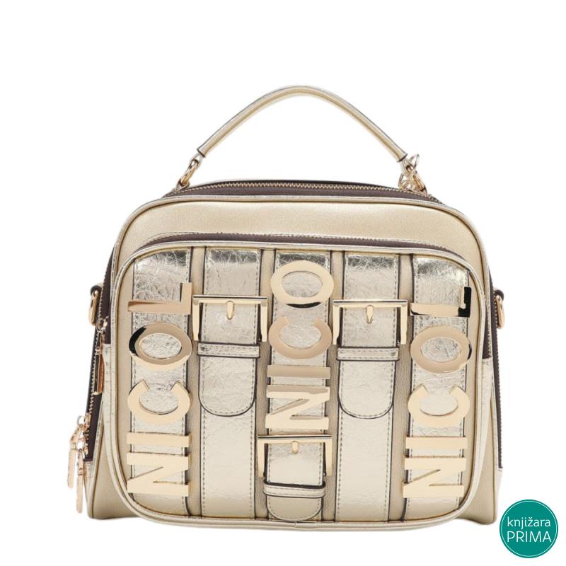 Torba NICOLE LEE Logo Gold 