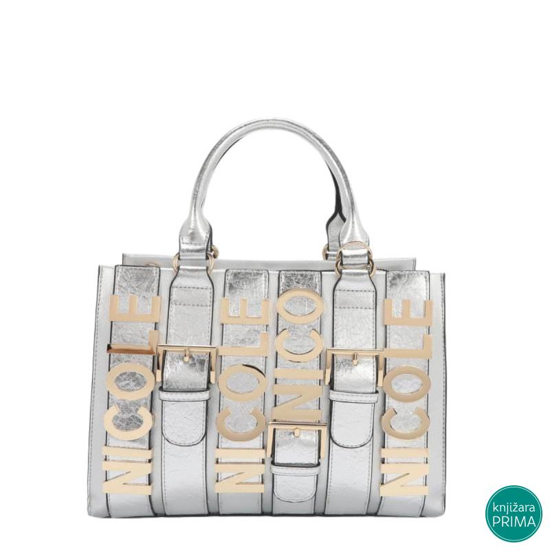 Torba NICOLE LEE Logo Silver 