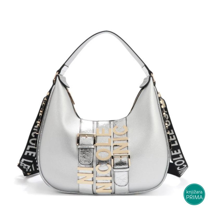 Torba NICOLE LEE Logo Silver 