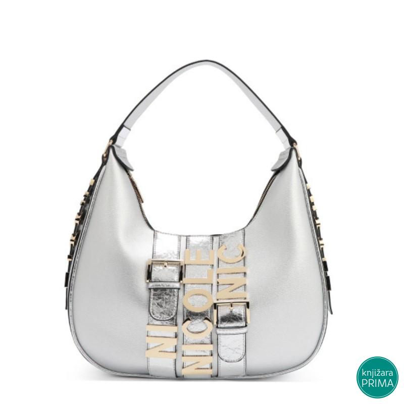 Torba NICOLE LEE Logo Silver 