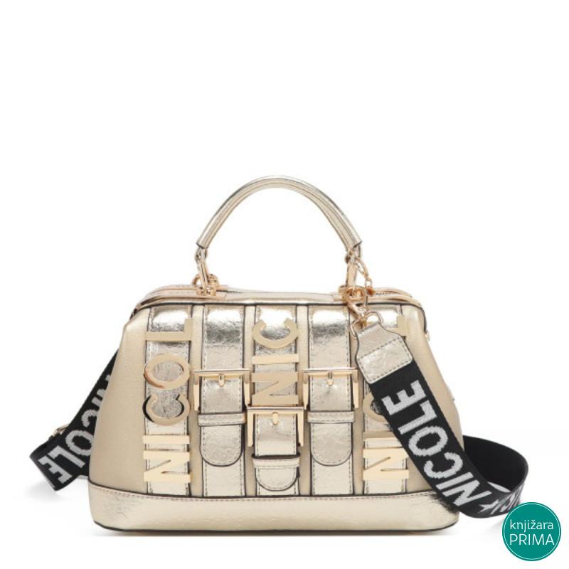 Torba NICOLE LEE Logo Gold 
