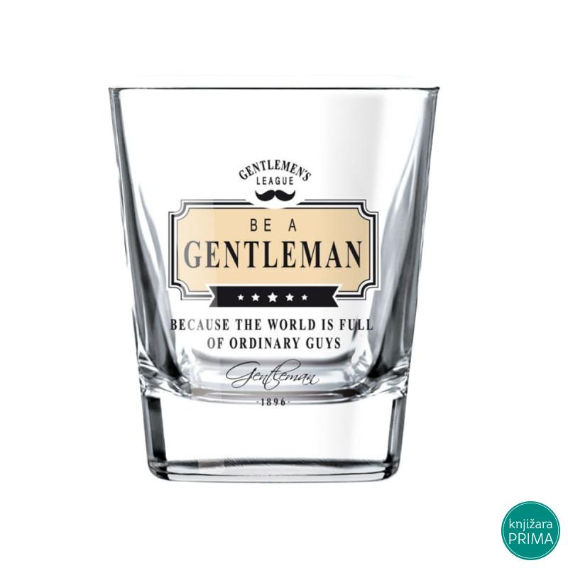 Čaša za viski GENTLEMAN Because the world is full of ordinary guys 