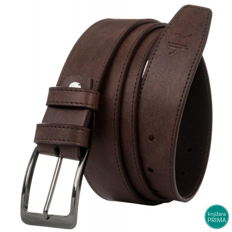 Set novčanik i kaiš ROVICKY braon 