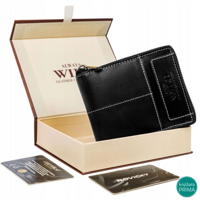 Novčanik WILD crni 