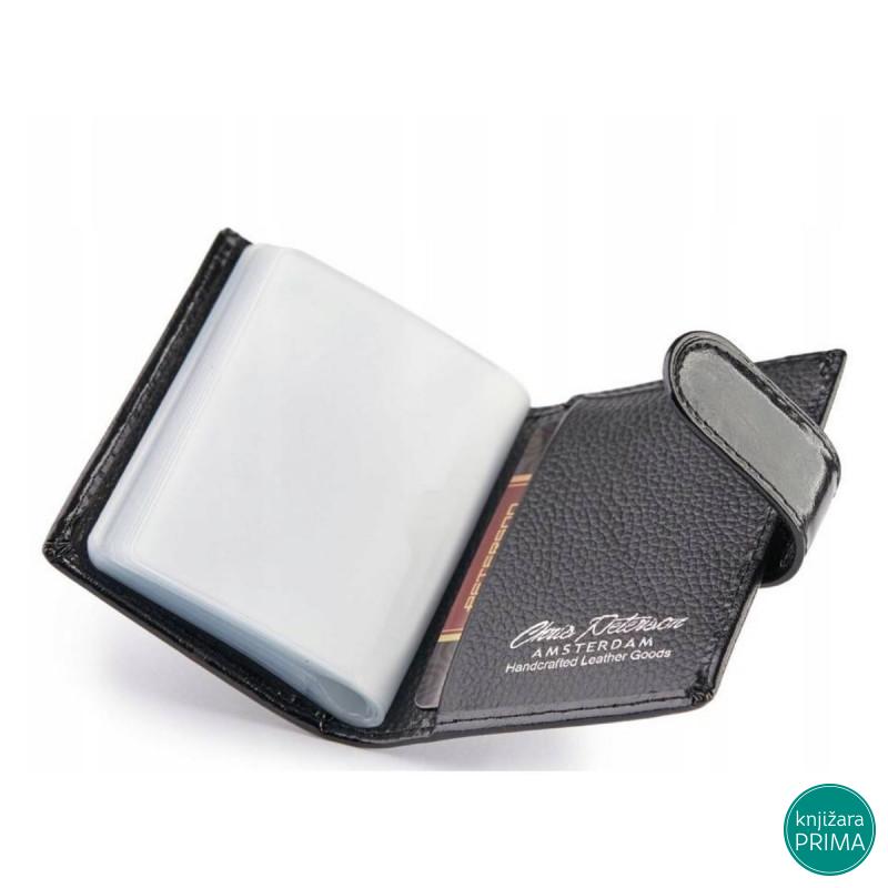 Novčanik za kartice PETERSON crni 