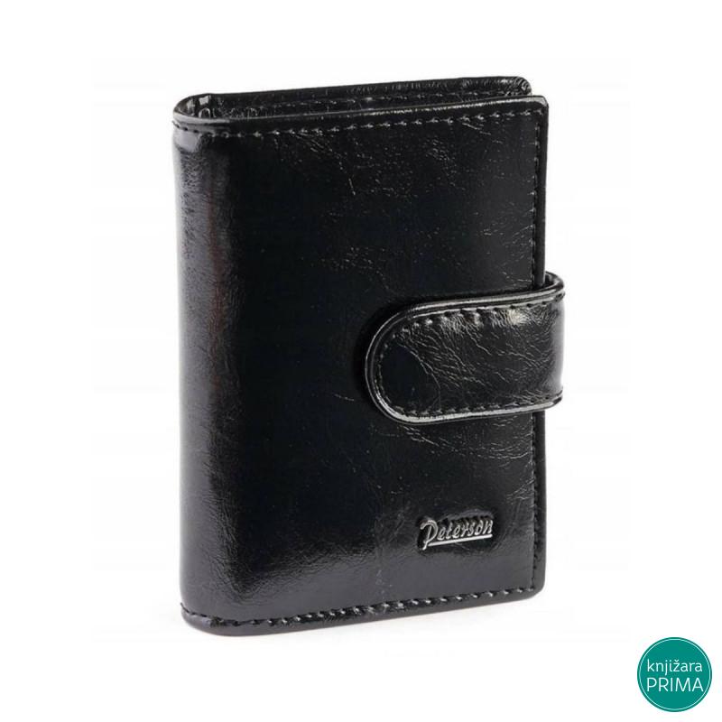 Novčanik za kartice PETERSON crni 