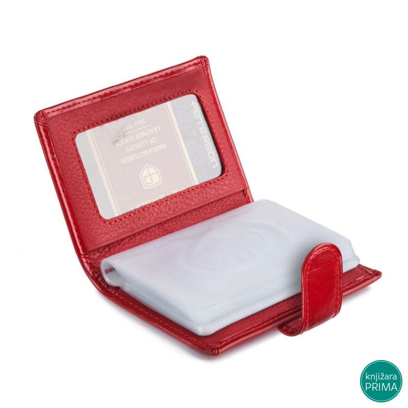Novčanik za kartice PETERSON crveni 