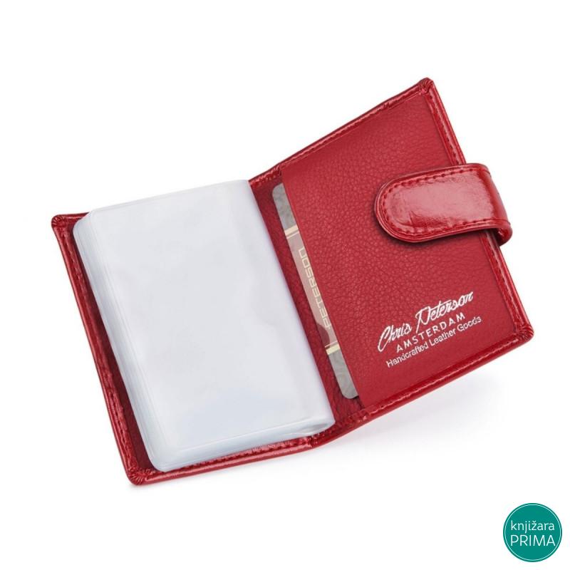 Novčanik za kartice PETERSON crveni 