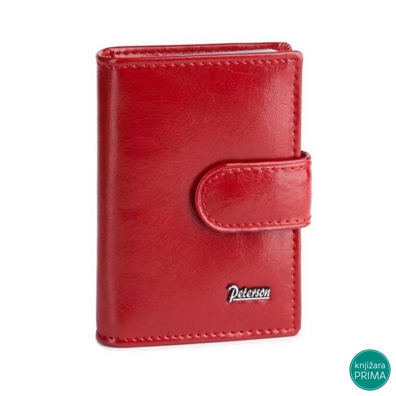 Novčanik za kartice PETERSON crveni 