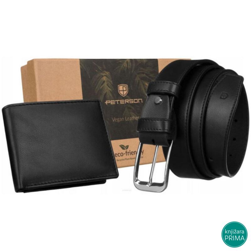 Set novčanik i kaiš PETERSON 