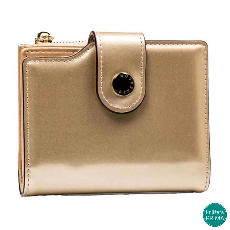 Ženski novčanik PETERSON Wave zlatni 