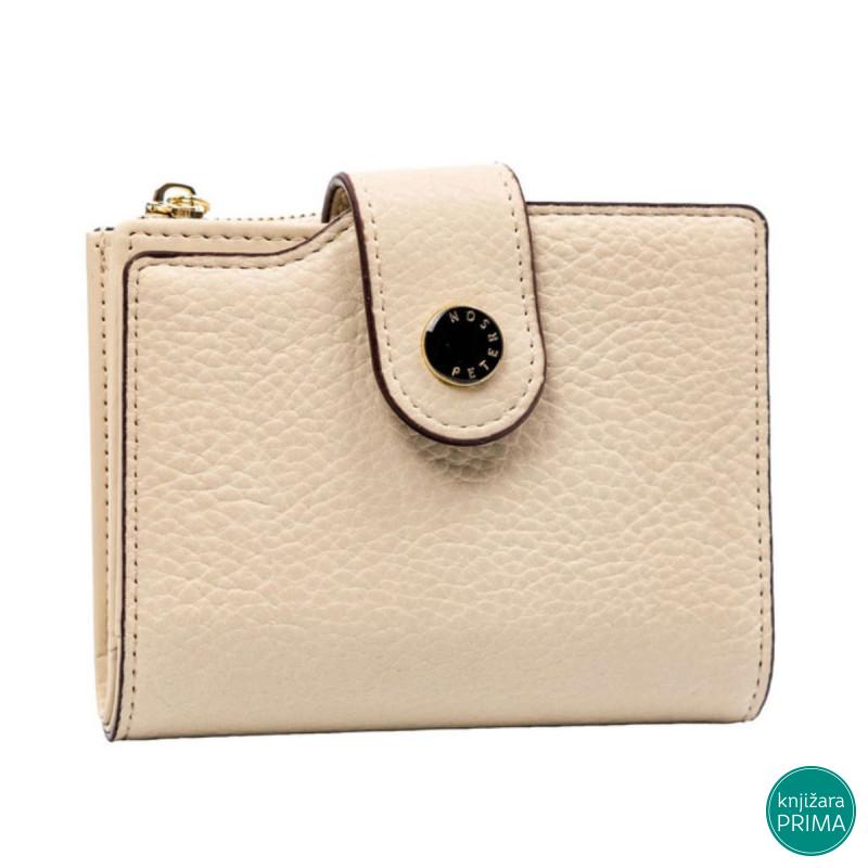 Ženski novčanik PETERSON Wave bež 