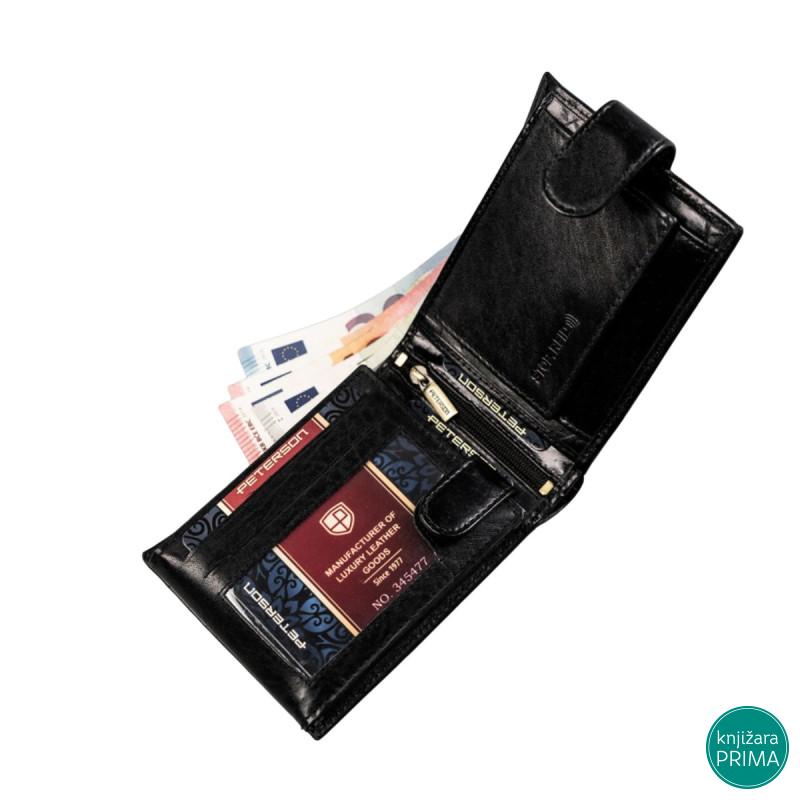 Muški kožni novčanik PETERSON Elegante 