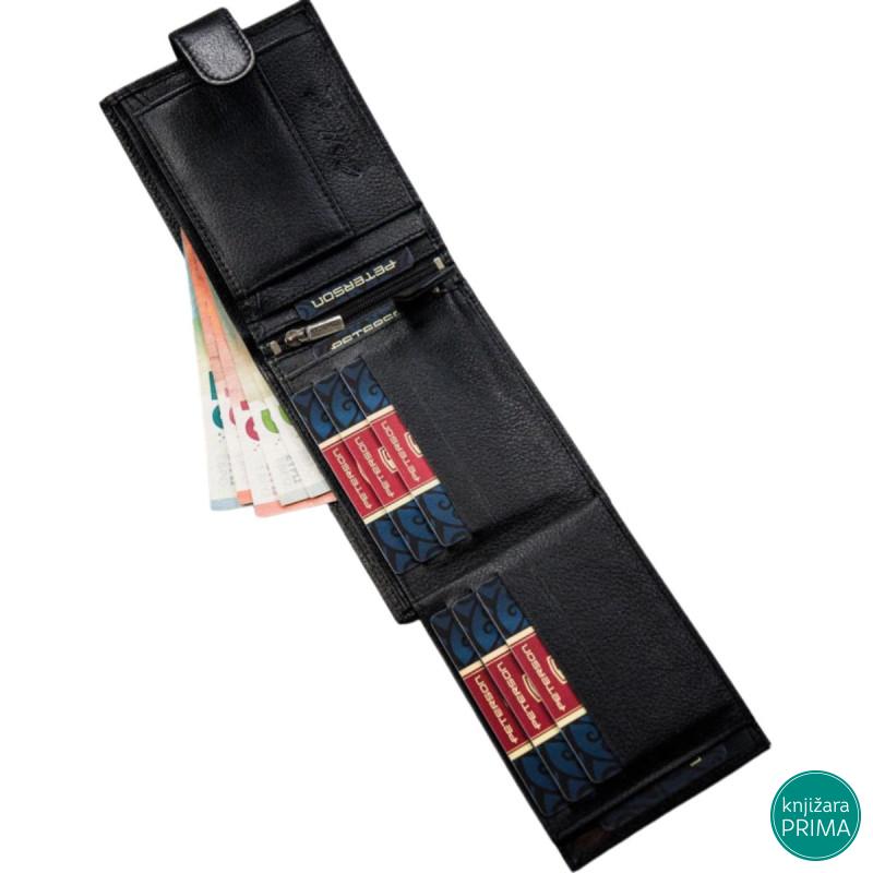 Muški kožni novčanik PETERSON Soft 