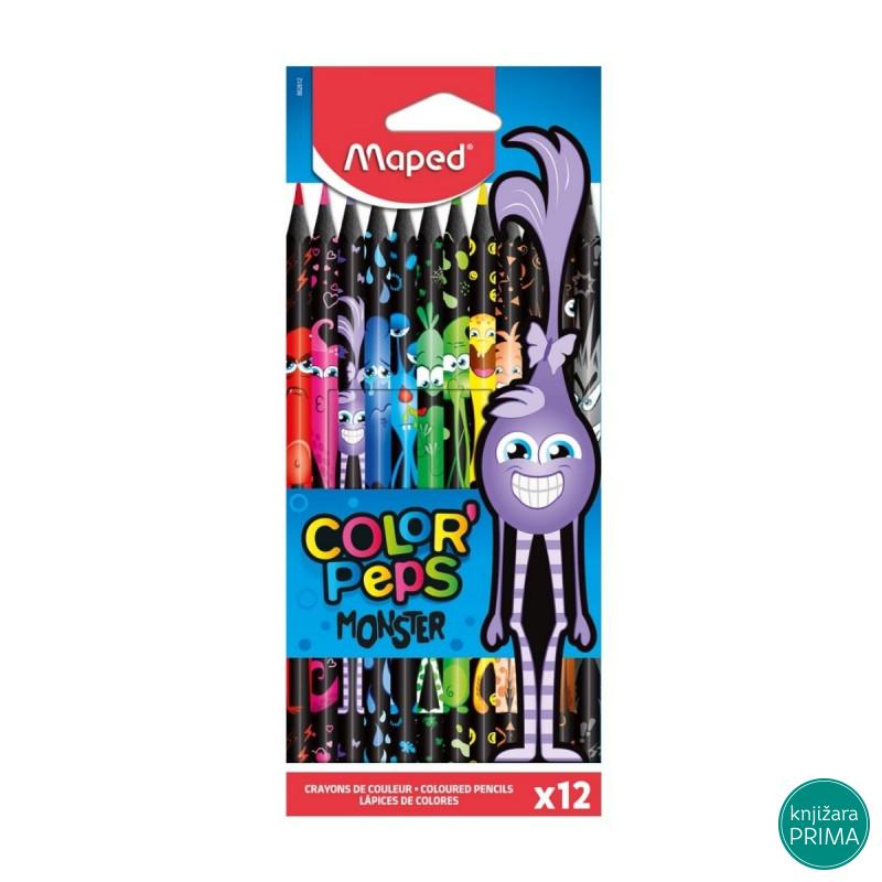 Drvene bojice 12 MAPED Monster 