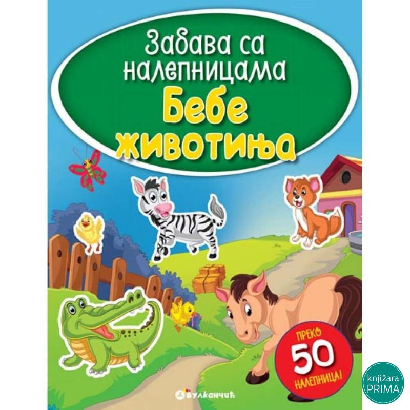 Zabava sa nalepnicama bebe životinja VULKAN 