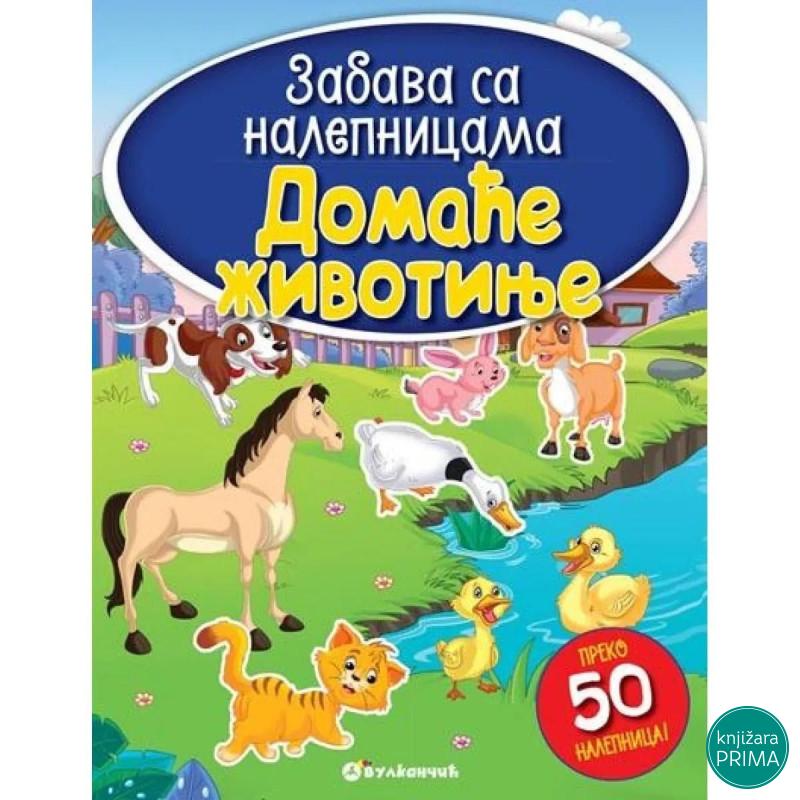 Zabava sa nalepnicama DOMAĆE ŽIVOTINJE VULKAN 