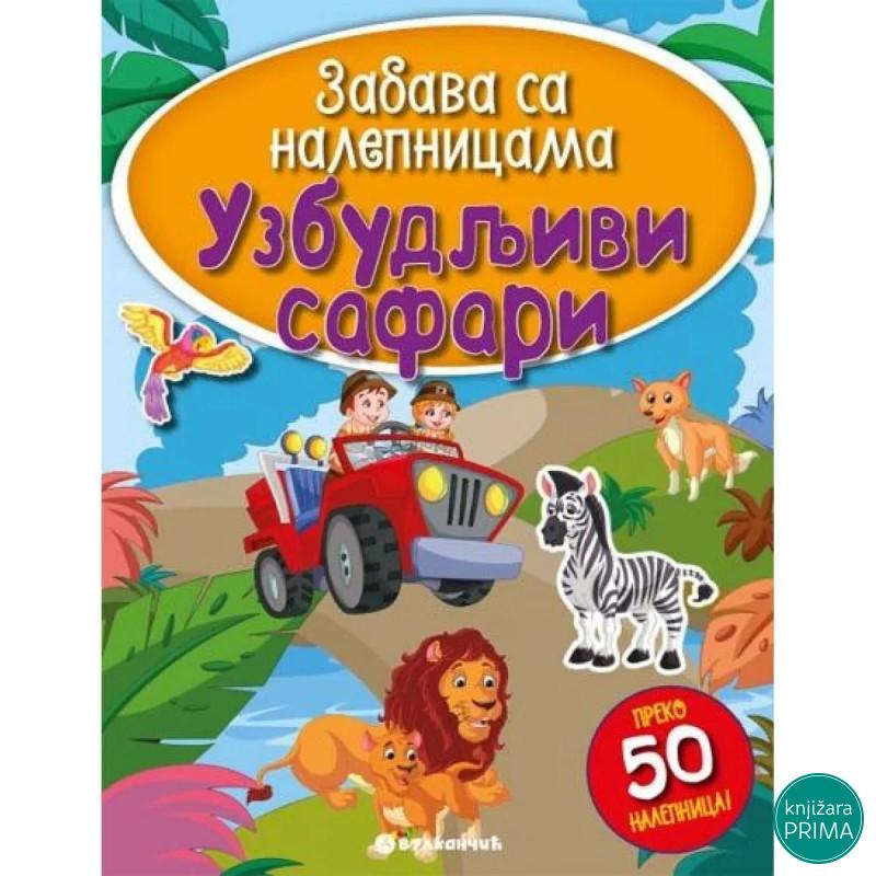 Zabava sa nalepnicama UZBUDLJIVI SAFARI VULKAN 