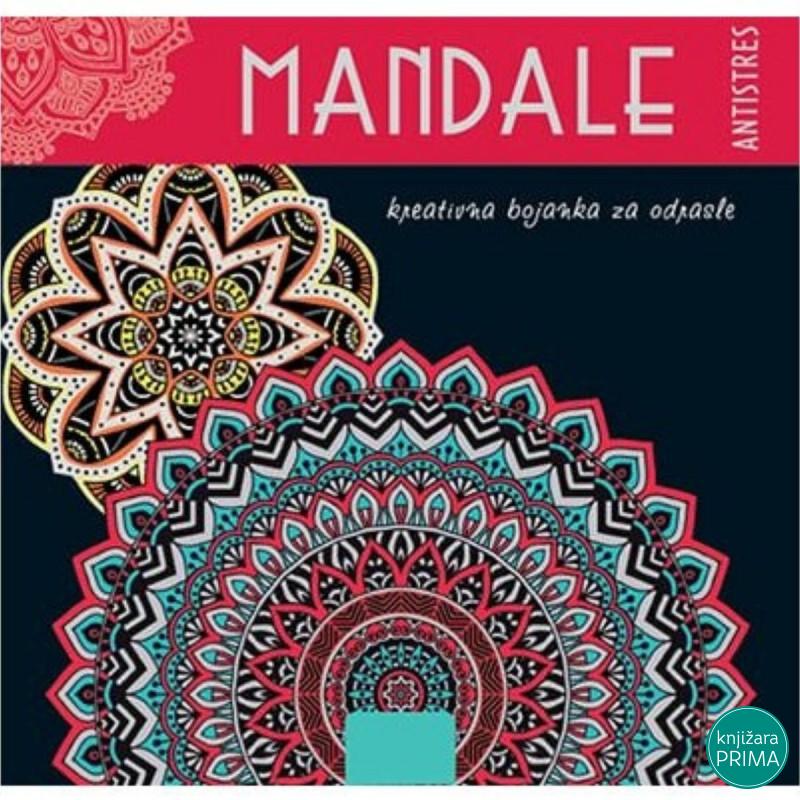 Mandale VULKAN antistres bojanka za odrasle crvena 