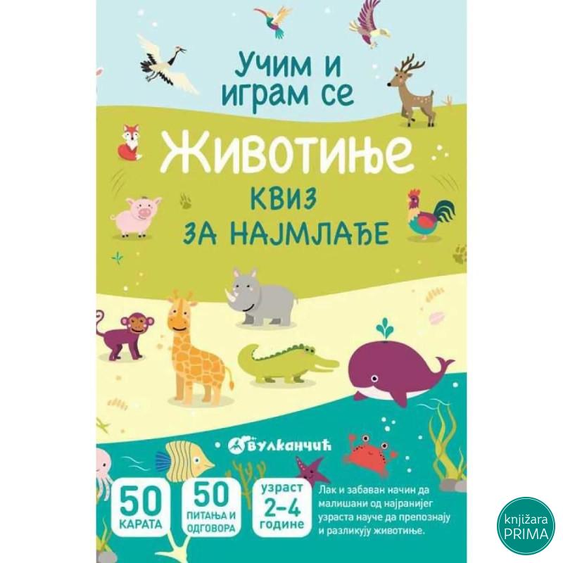 KARTE - ŽIVOTINJE: KVIZ ZA NAJMLAĐE VULKAN 