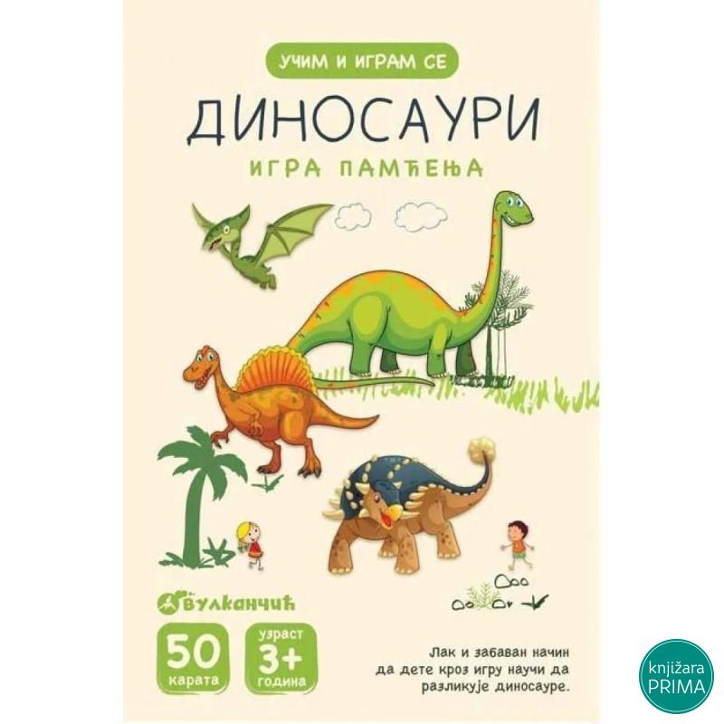KARTE - IGRA PAMĆENA - DINOSAURI VULKAN 
