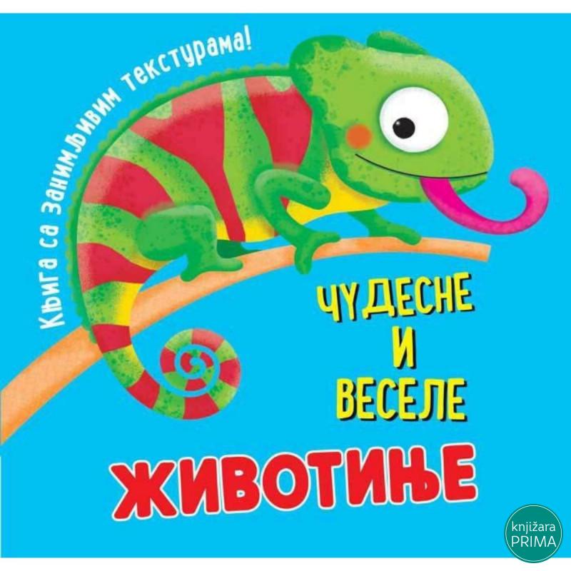 Knjiga sa zanimljivim teksturama - čudesne i vesele životinje VULKAN 