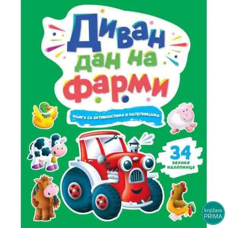 KNJIGA SA AKTIVNOSTIMA I NALEPNICAMA: DIVAN DAN NA FARMI VULKAN 
