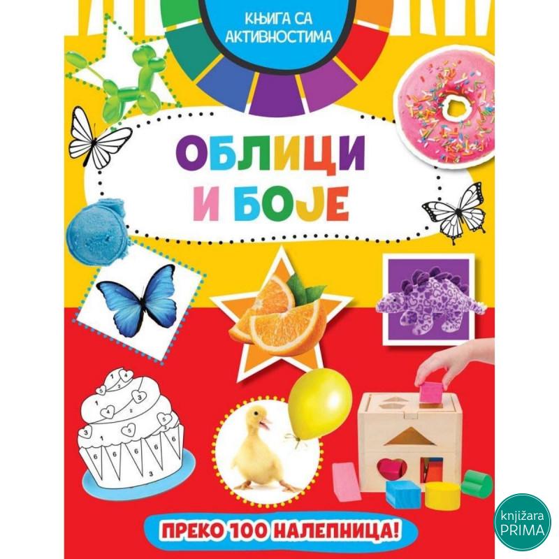 Knjiga sa aktivnostima oblici i boje VULKAN 