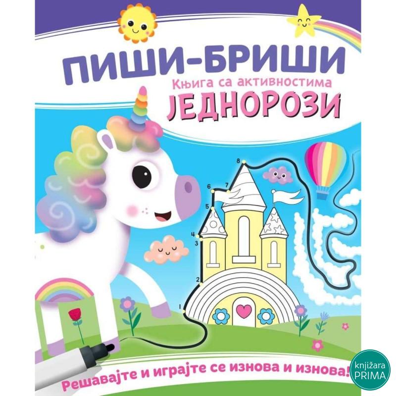 PIŠI-BRIŠI KNJIGA SA AKTIVNOSTIMA: JEDNOROZI VULKAN 