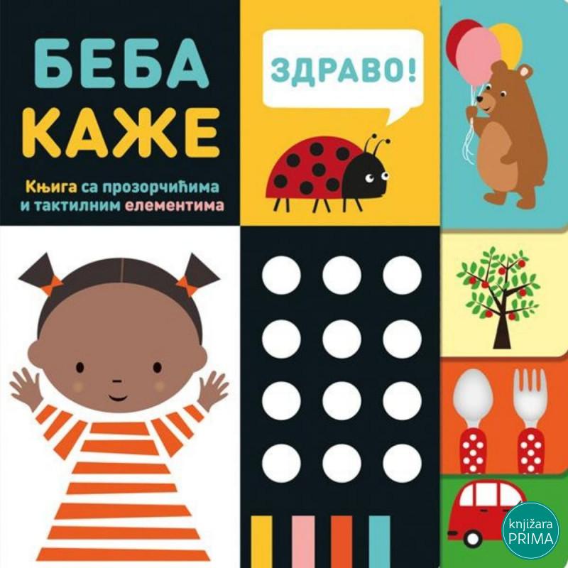 Beba kaže - knjiga sa prozorčićima i taktilnim elementima VULKAN 