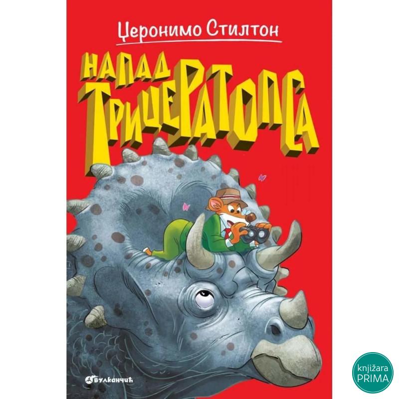 Džeronimo Stilton napad triceratorsa VULKAN 