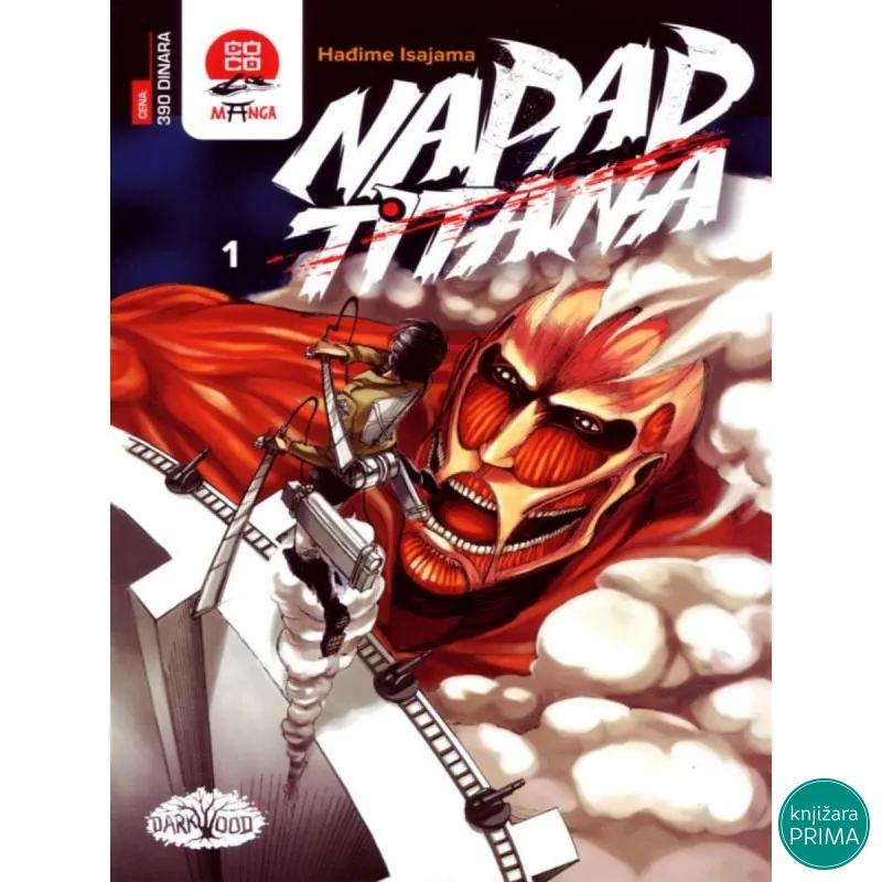 Napad titana 1 DARKWOOD Manga 
