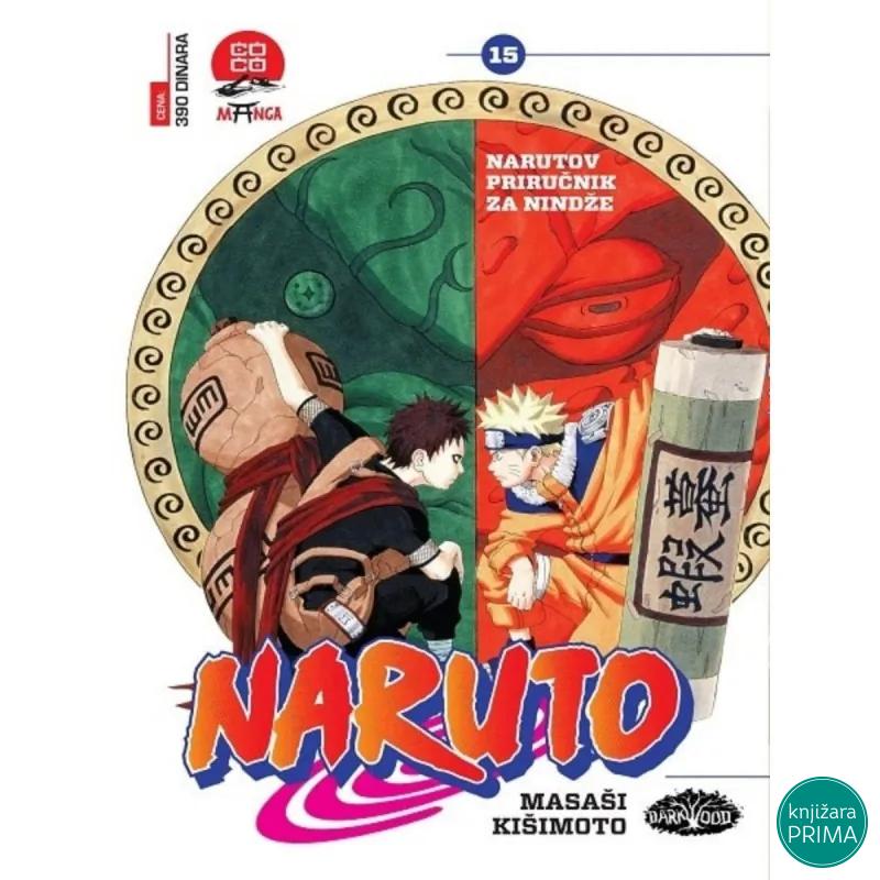 Naruto 15 - Narutov priručnik za nindže DARKWOOD Manga 