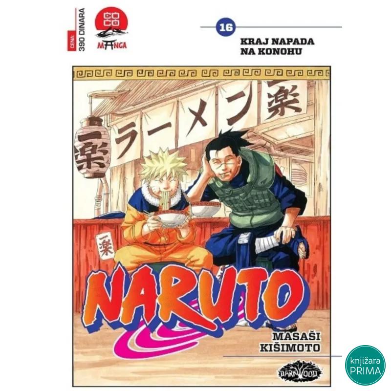Naruto 16 - Kraj napada na Konohu DARKWOOD Manga 