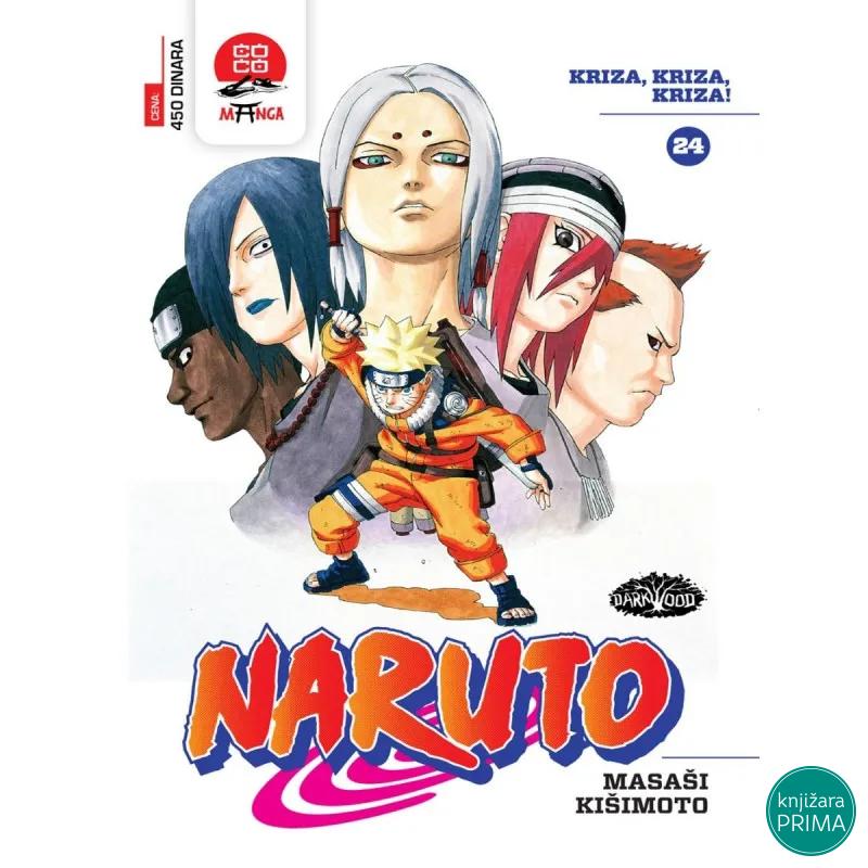 Naruto 24 - Kriza, kriza, kriza DARKWOOD Manga 