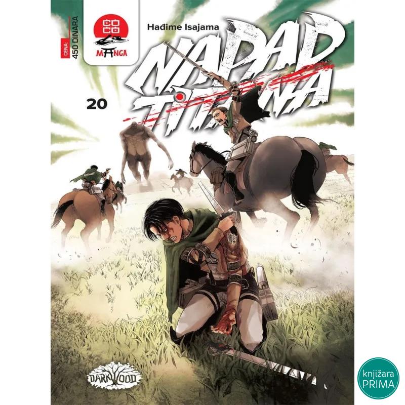 Napad titana 20 DARKWOOD Manga 