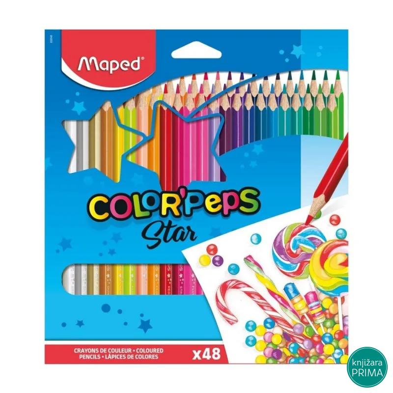 Drvene bojice 48 MAPED Color Peps 