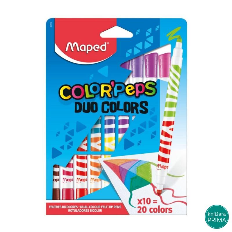 Flomasteri 10 MAPED Color Peps duo 