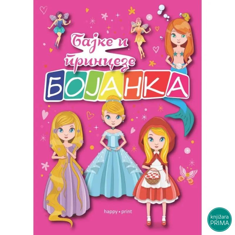 Bojanka HAPPY PRINT - Bajke i princeze 