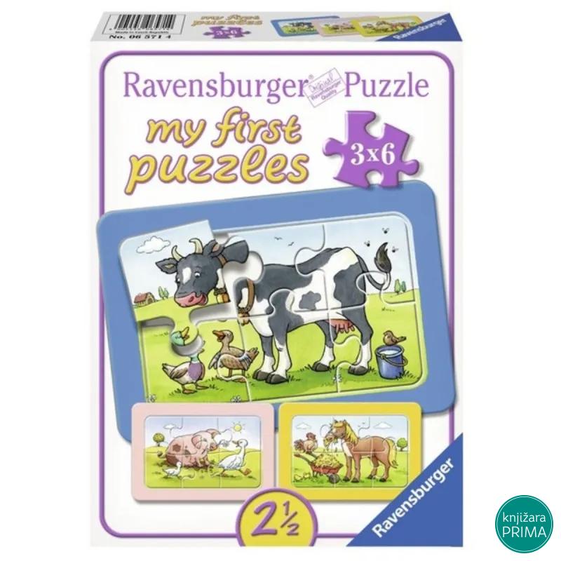 Puzzle RAVENSBURGER Moje prve puzle 3u1 