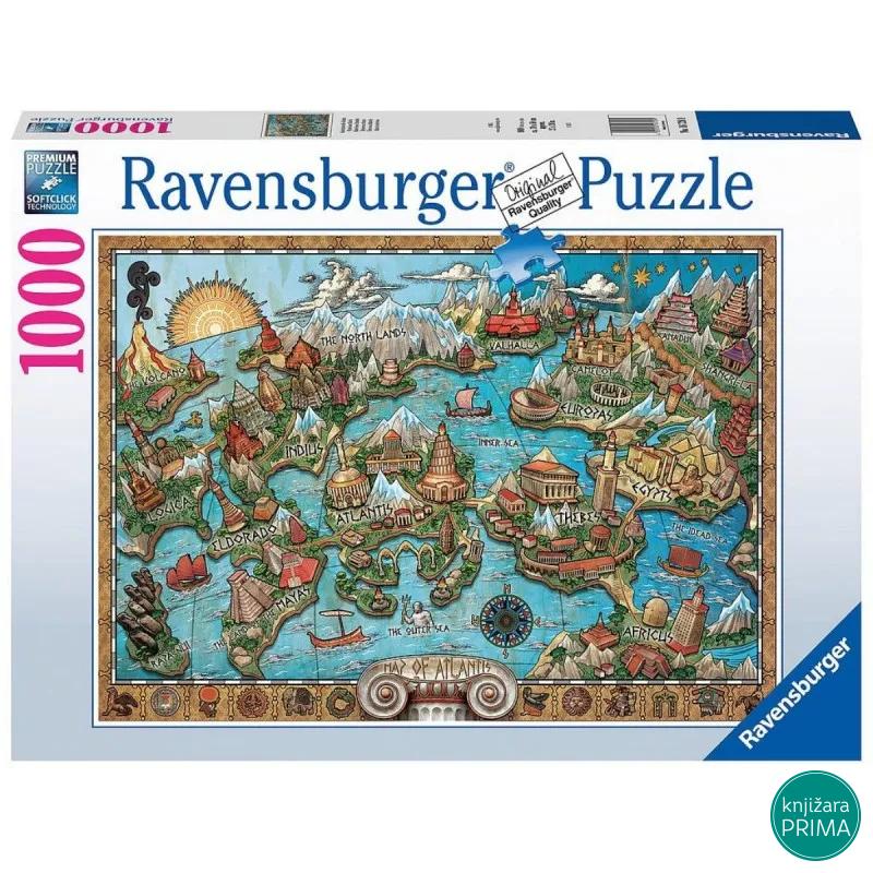 Puzzle RAVENSBURGER Atlantis 1000 