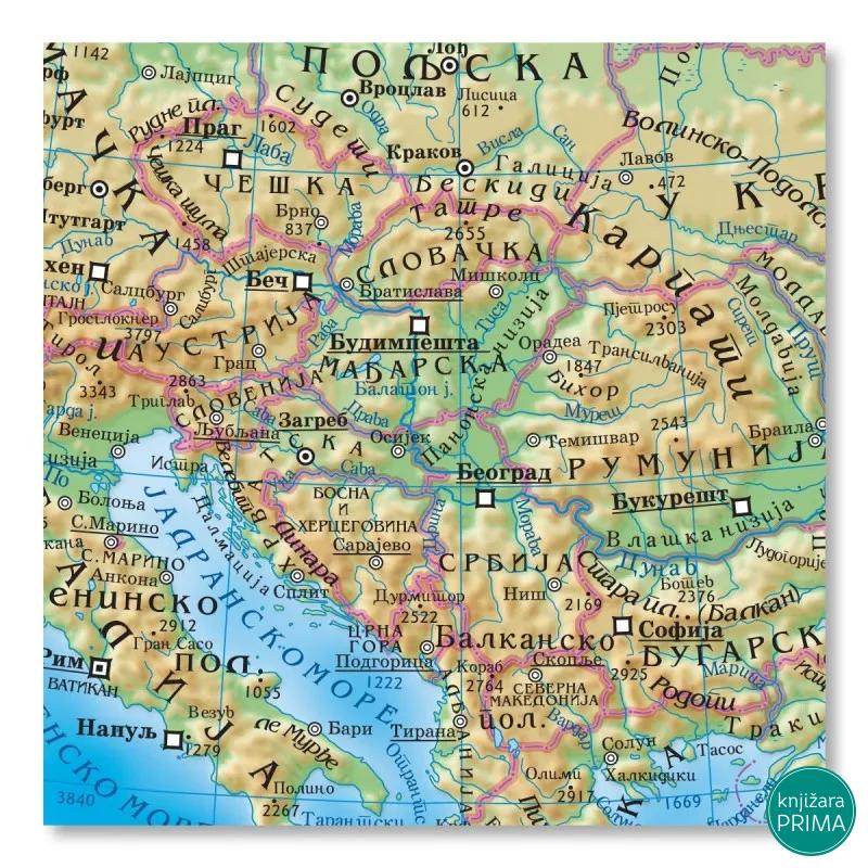 Karta Evrope MAGIC MAP 1:14350000 