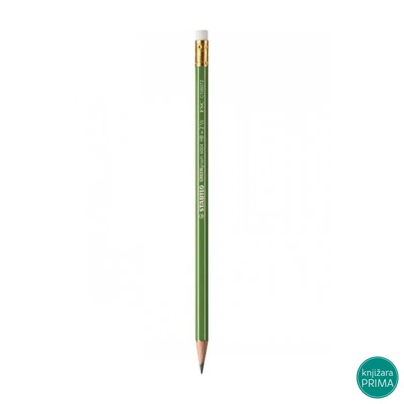 Grafitna olovka STABILO HB Green sa gumicom 