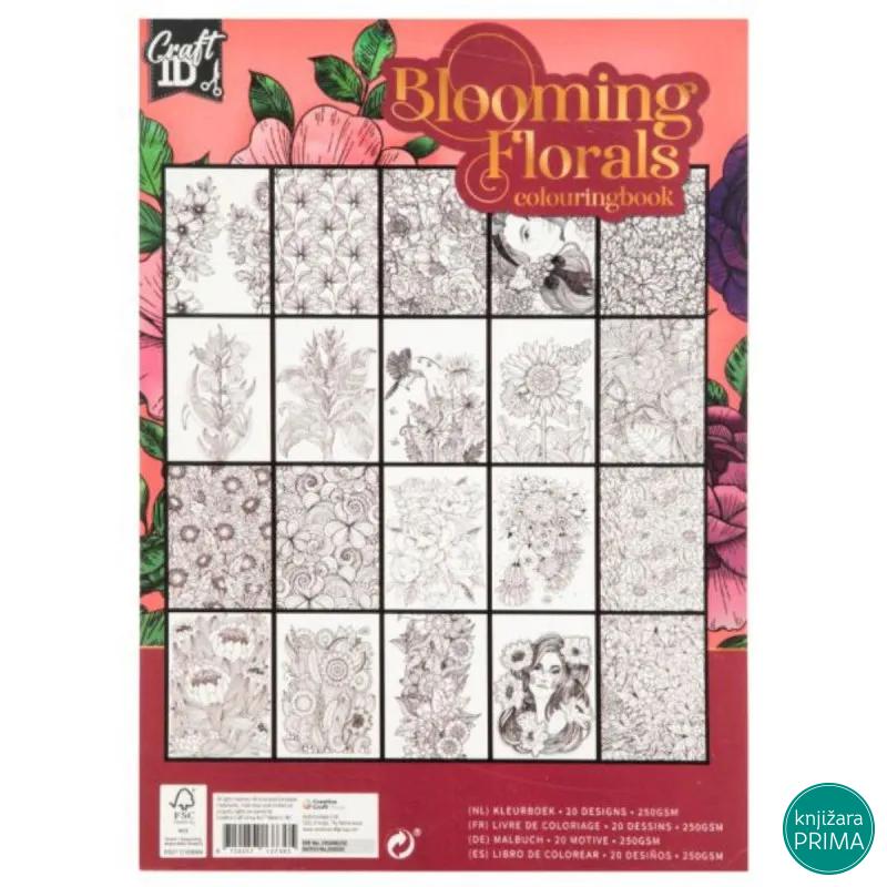 Bojanka za odrasle - Blooming florals 