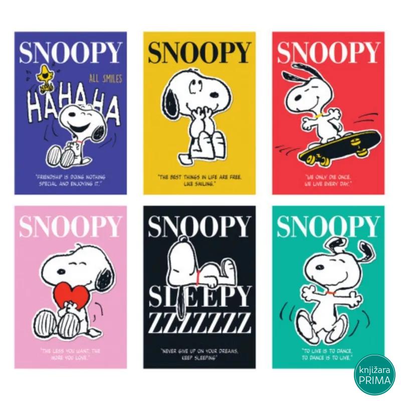 Sveska A4 kvadratići MarMar Snoopy 