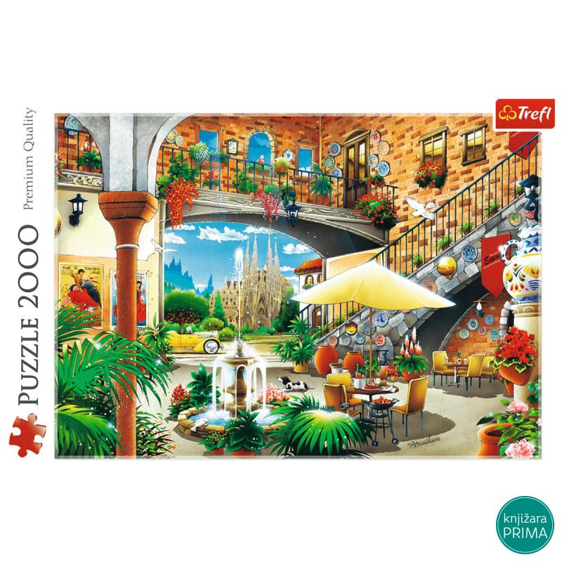 Puzzle TREFL Vista of Barcelona 2000 delova 