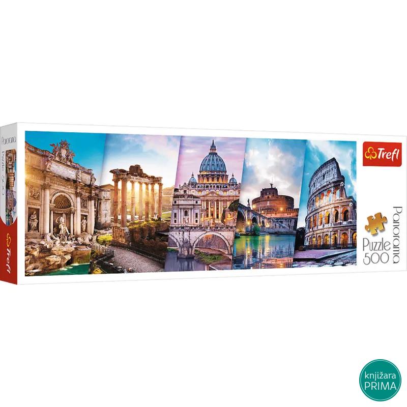 Puzzle TREFL 500 Panorama Traveling to Italy 